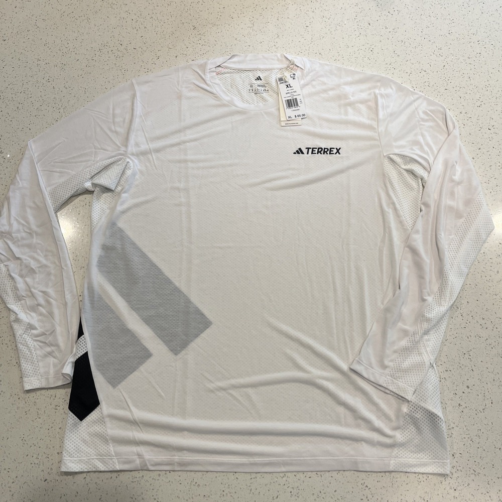 adidas Terrex Mens Multi Climacool Long sleeve T-shirt XL White NWT